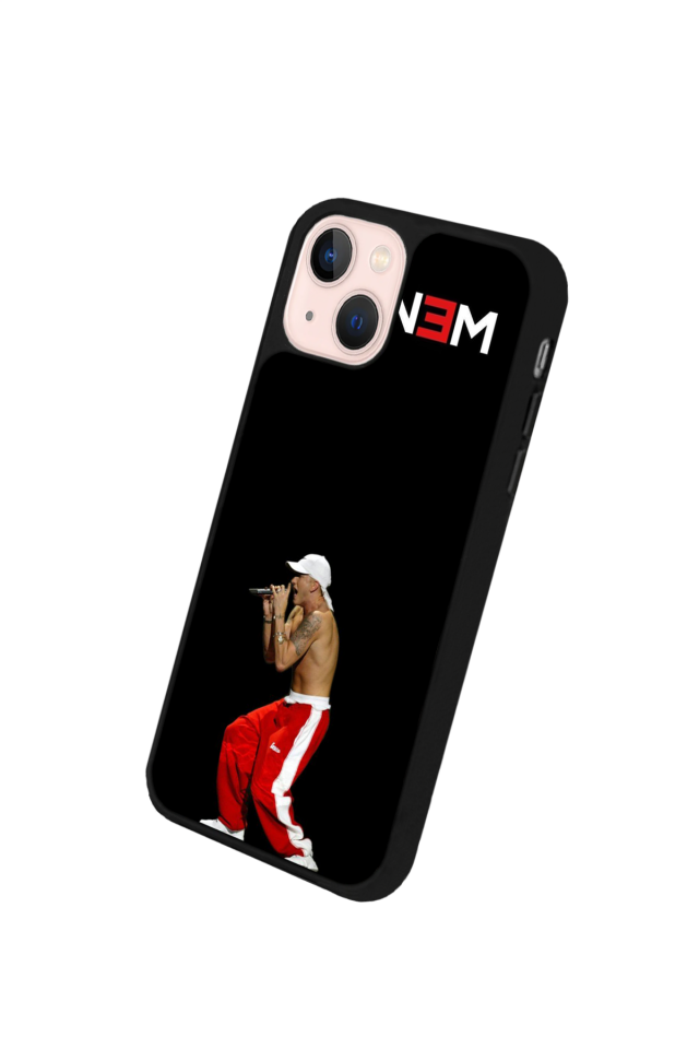 iPhone 13 Mini Uyumlu Eminem Tasarımlı Glossy Premium Kılıf