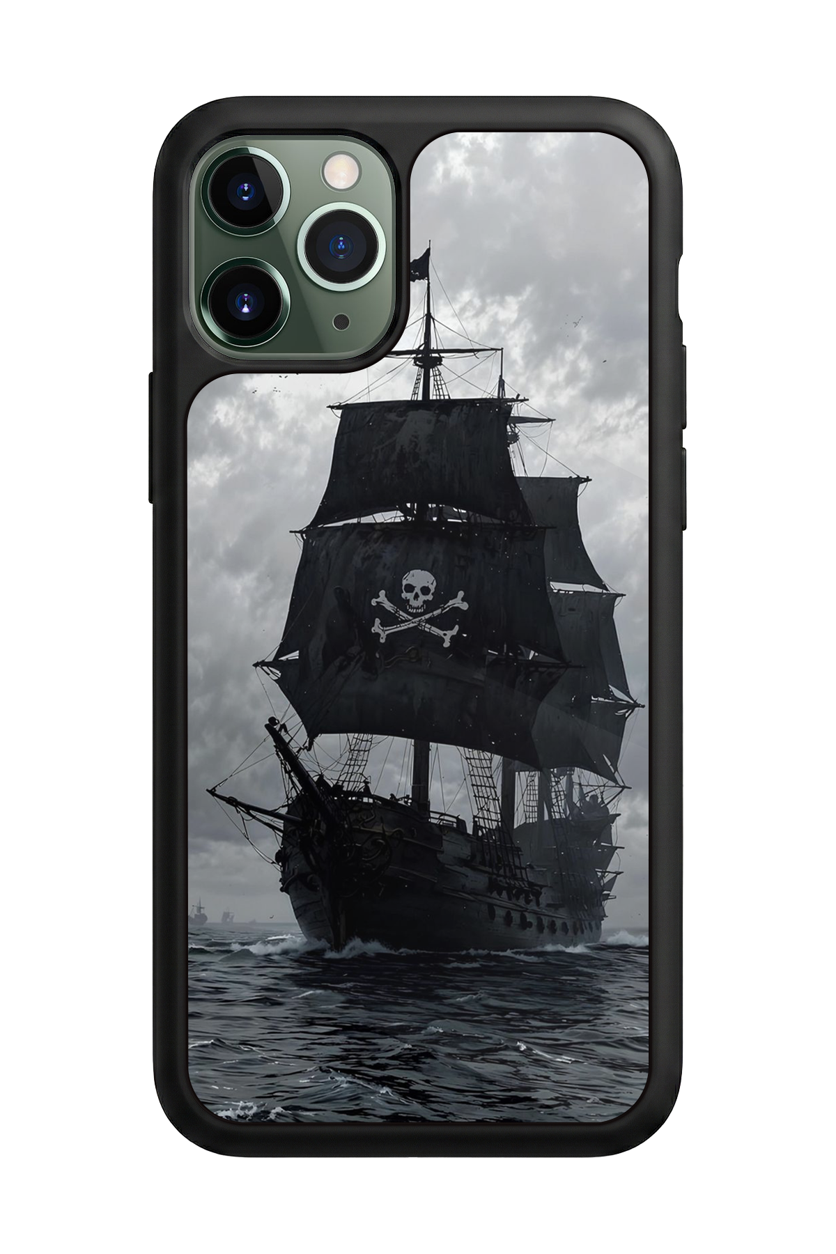 iPhone 11 Pro Uyumlu Korsan Tasarımlı Glossy Premium Kılıf