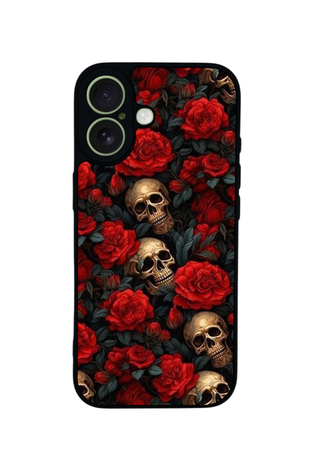 iPhone 17 Uyumlu KuruKafa Tasarımlı Glossy Premium Kılıf