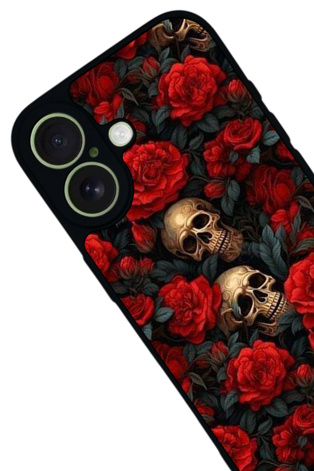 iPhone 17 Uyumlu KuruKafa Tasarımlı Glossy Premium Kılıf