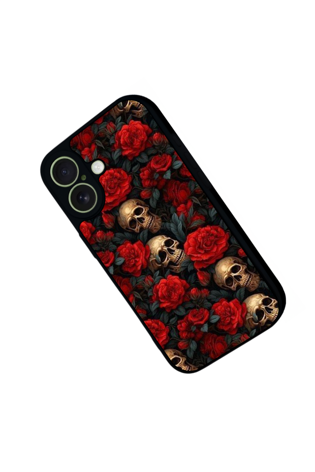 iPhone 17 Uyumlu KuruKafa Tasarımlı Glossy Premium Kılıf