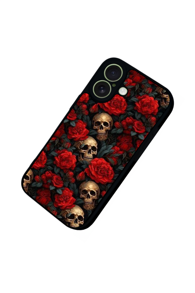 iPhone 17 Uyumlu KuruKafa Tasarımlı Glossy Premium Kılıf