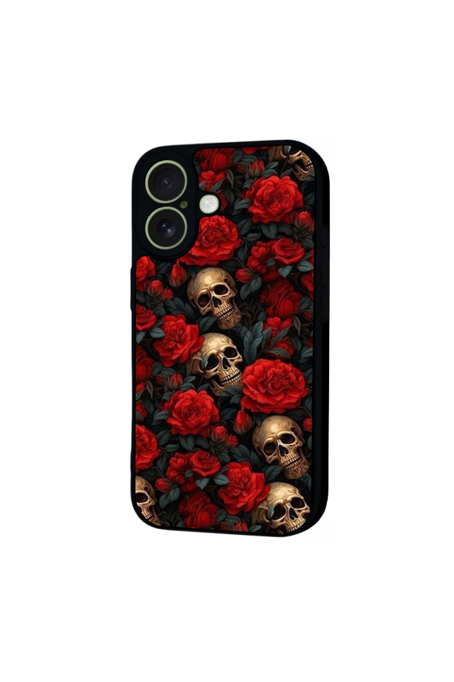 iPhone 17 Uyumlu KuruKafa Tasarımlı Glossy Premium Kılıf