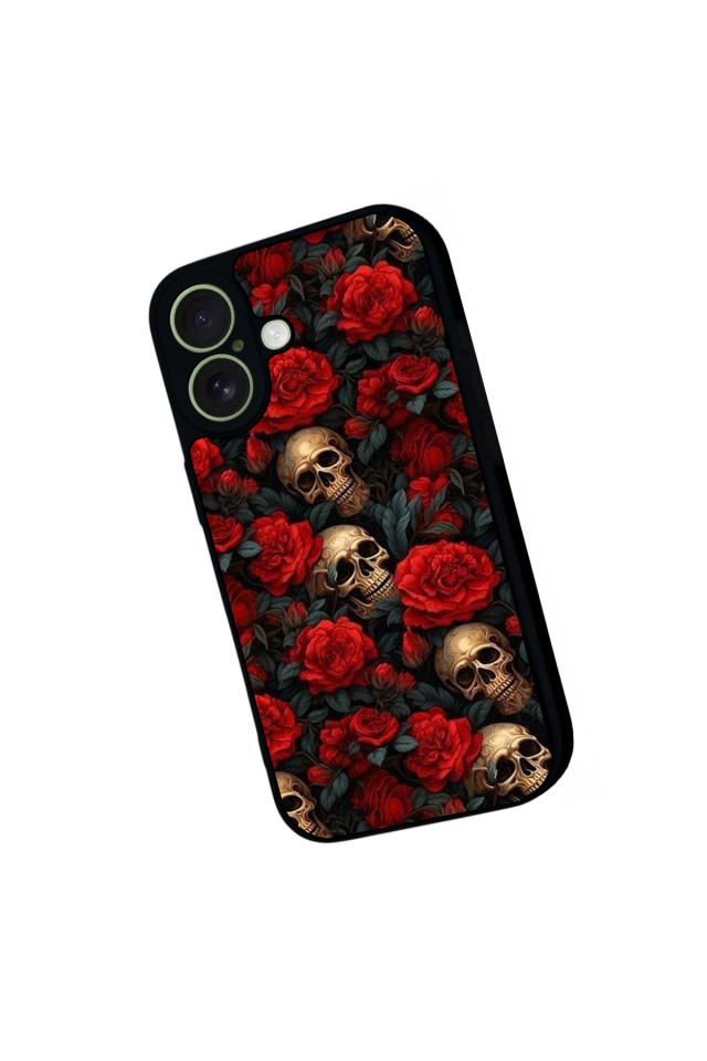 iPhone 17 Uyumlu KuruKafa Tasarımlı Glossy Premium Kılıf