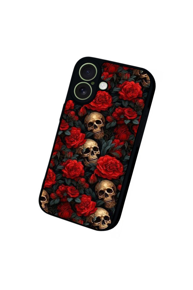 iPhone 17 Uyumlu KuruKafa Tasarımlı Glossy Premium Kılıf