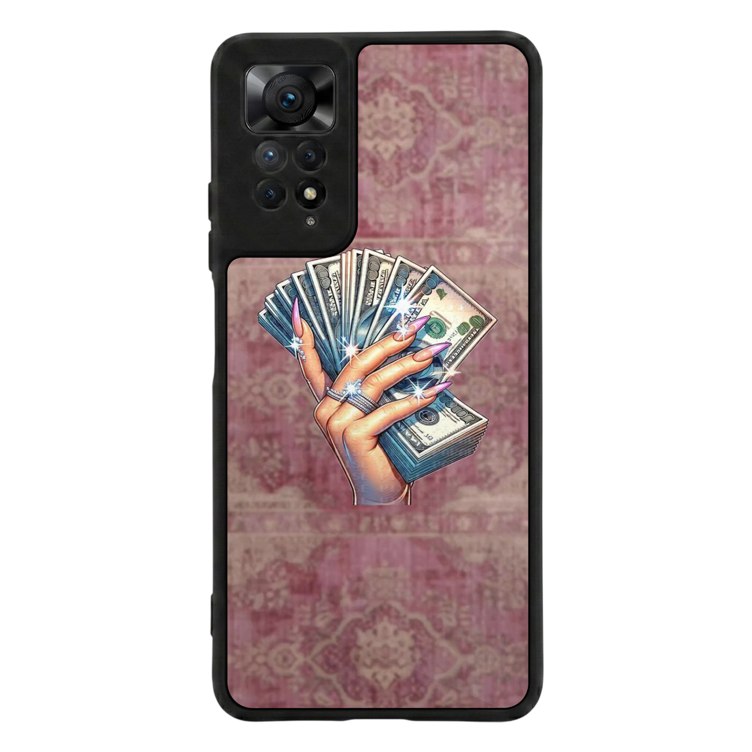 Xiaomi Redmi Note 11 Pro Uyumlu Money Para Tasarımlı Glossy Premium Kılıf