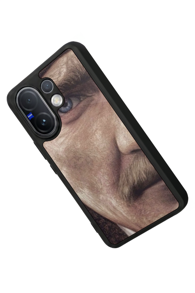 Vivo V60 Uyumlu Mustafa Kemal Ataturk Tasarımlı Glossy Premium Kılıf