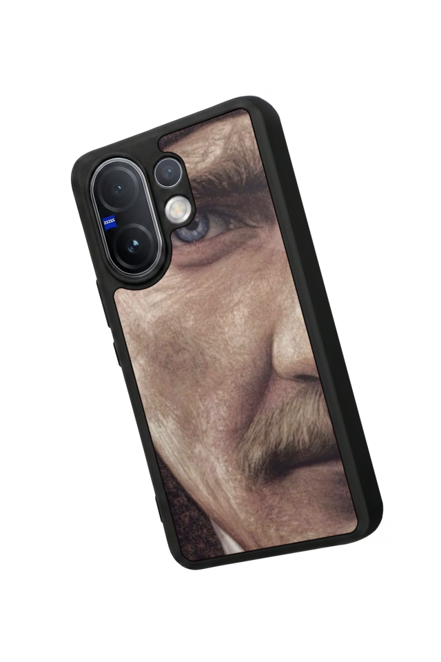 Vivo V60 Uyumlu Mustafa Kemal Ataturk Tasarımlı Glossy Premium Kılıf