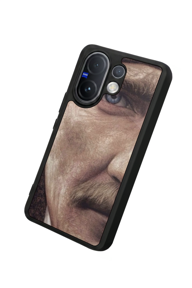 Vivo V60 Uyumlu Mustafa Kemal Ataturk Tasarımlı Glossy Premium Kılıf