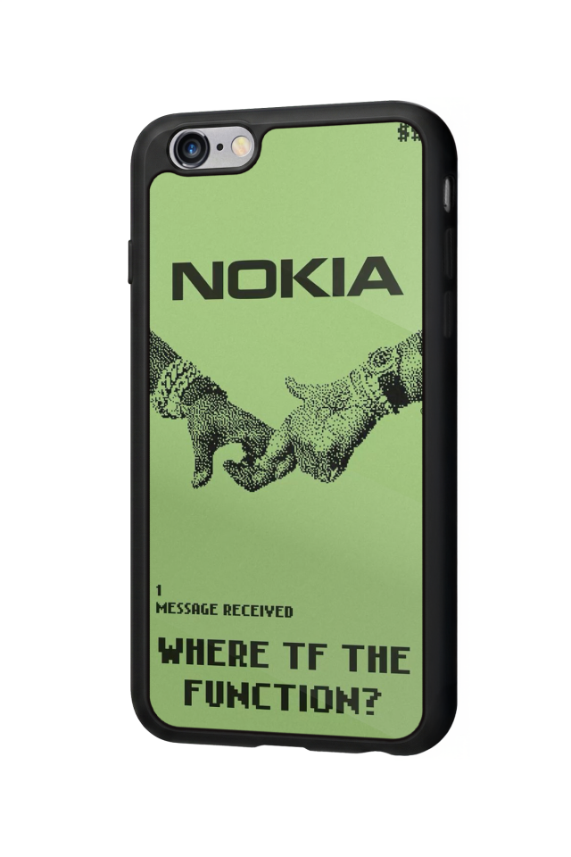 iPhone 6s Plus Uyumlu Nokia Tasarımlı Glossy Premium Kılıf