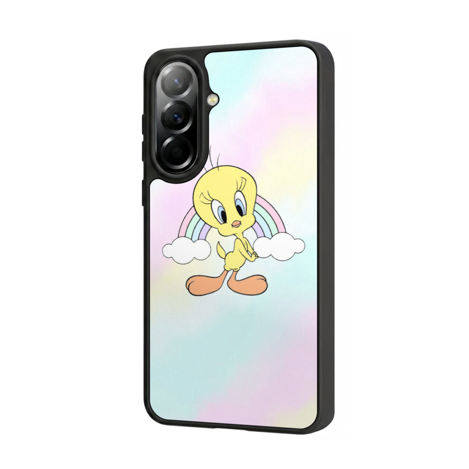 Samsung Galaxy A37 Uyumlu Tweety Tasarımlı Glossy Premium Kılıf