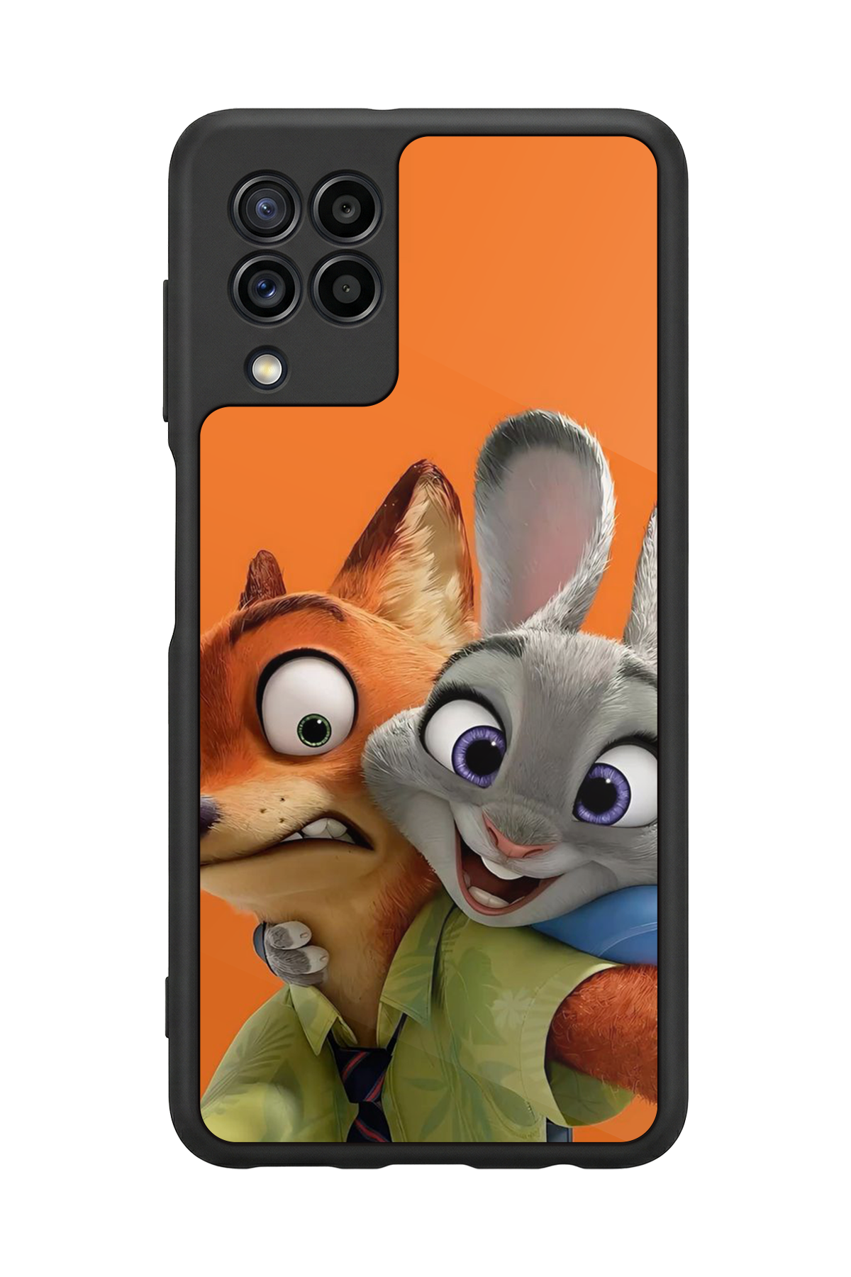 Samsung Galaxy M32 Uyumlu Zootropolis Tasarımlı Glossy Premium Kılıf