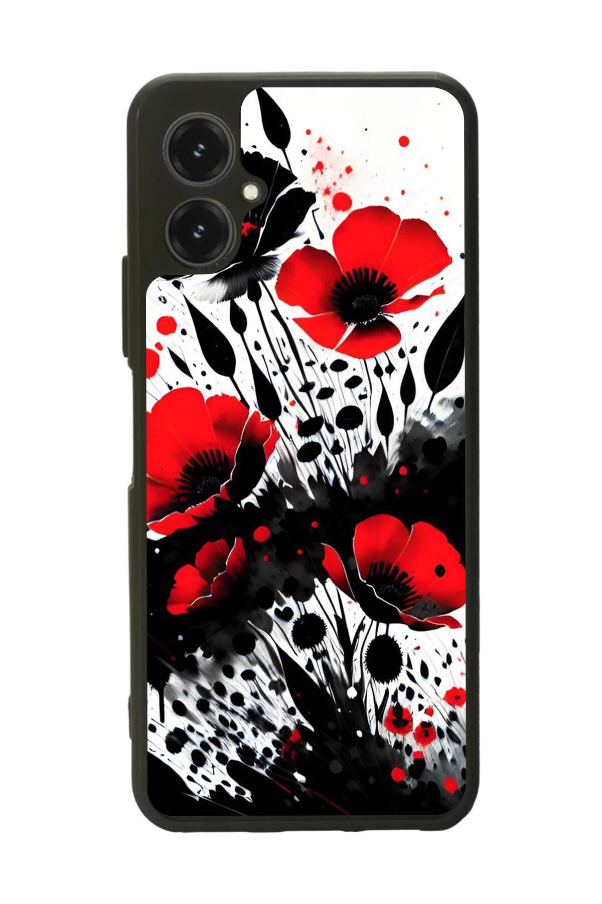 Omix X5 Uyumlu Floral Tasarımlı Glossy Premium Kılıf