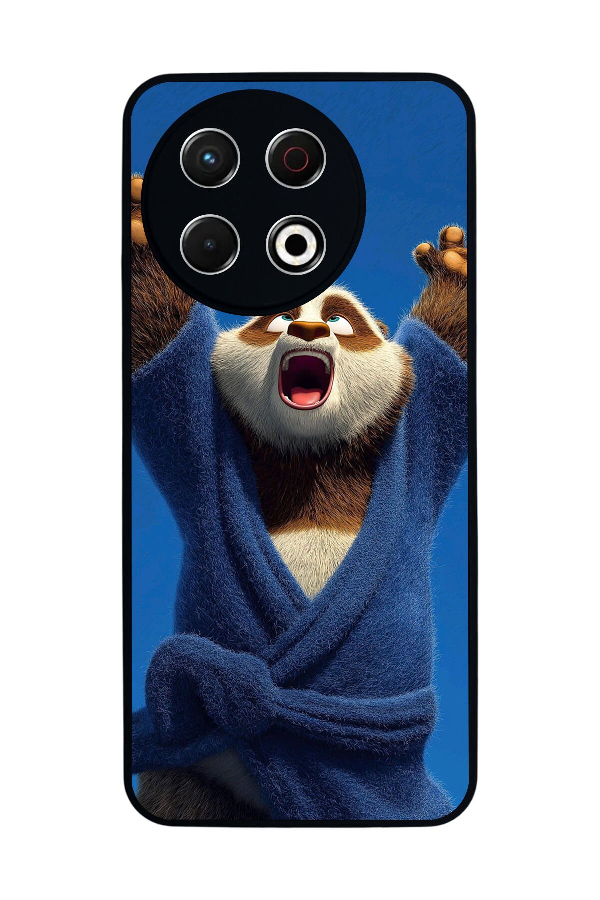 Tecno Spark 30 Pro Uyumlu Kung Fu Panda Tasarımlı Glossy Premium Kılıf