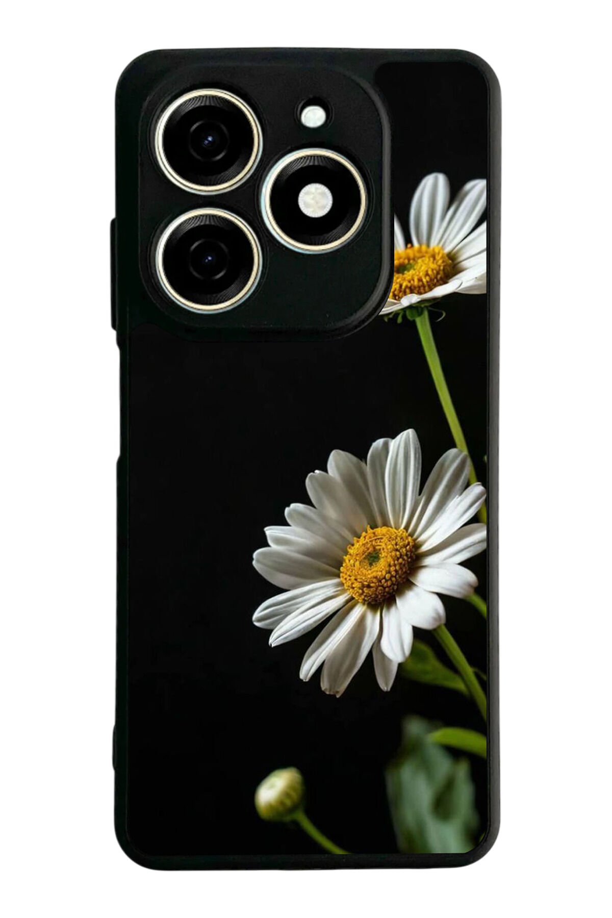 Infınıx Smart 8 Pro Uyumlu Cicek Tasarımlı Glossy Premium Kılıf