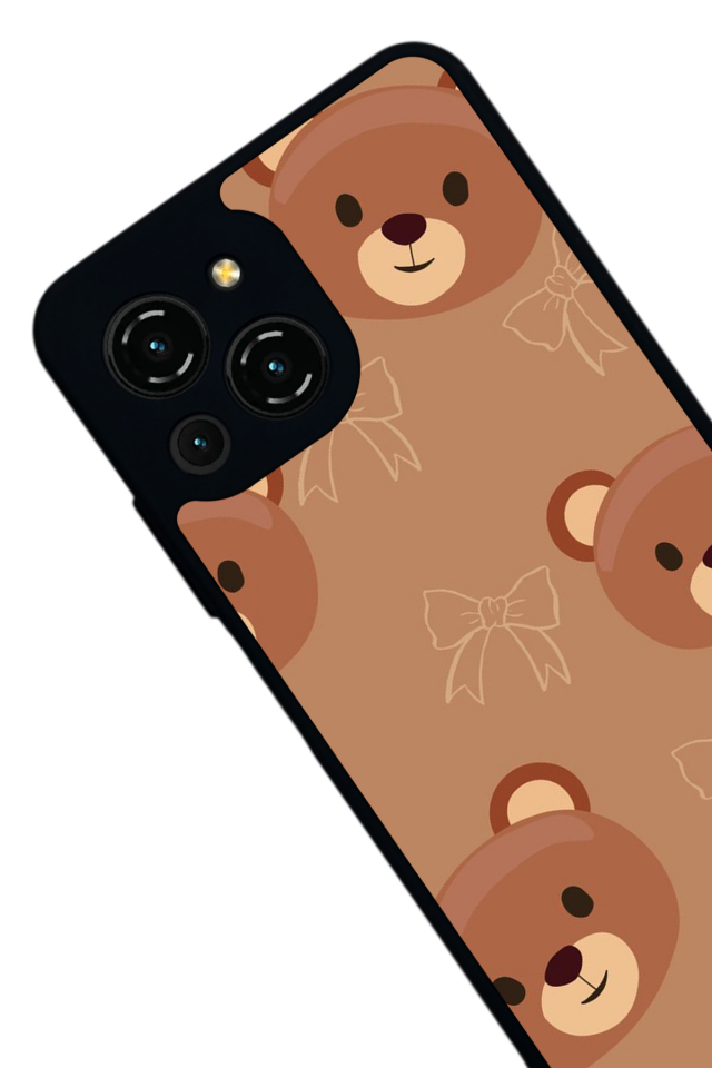 Reeder S23 Pro Max Uyumlu Ayı Tasarımlı Glossy Premium Kılıf