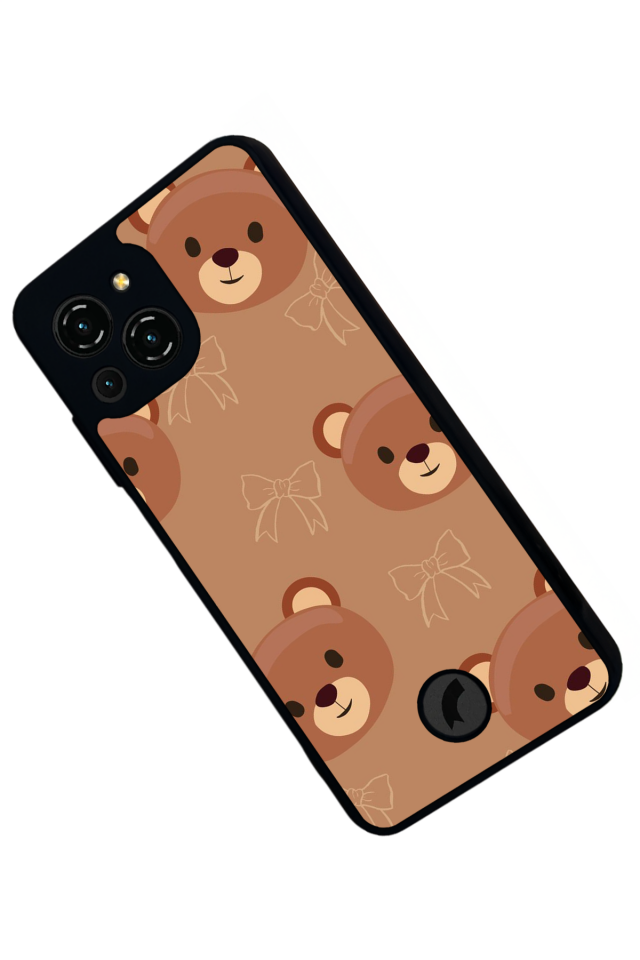 Reeder S23 Pro Max Uyumlu Ayı Tasarımlı Glossy Premium Kılıf