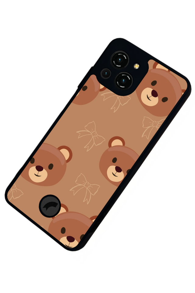 Reeder S23 Pro Max Uyumlu Ayı Tasarımlı Glossy Premium Kılıf