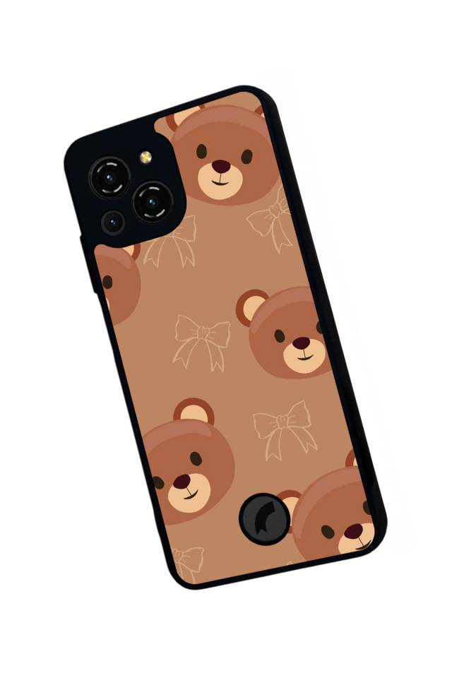 Reeder S23 Pro Max Uyumlu Ayı Tasarımlı Glossy Premium Kılıf