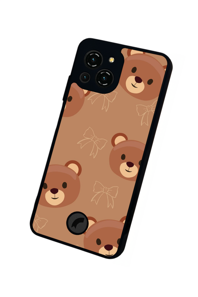 Reeder S23 Pro Max Uyumlu Ayı Tasarımlı Glossy Premium Kılıf