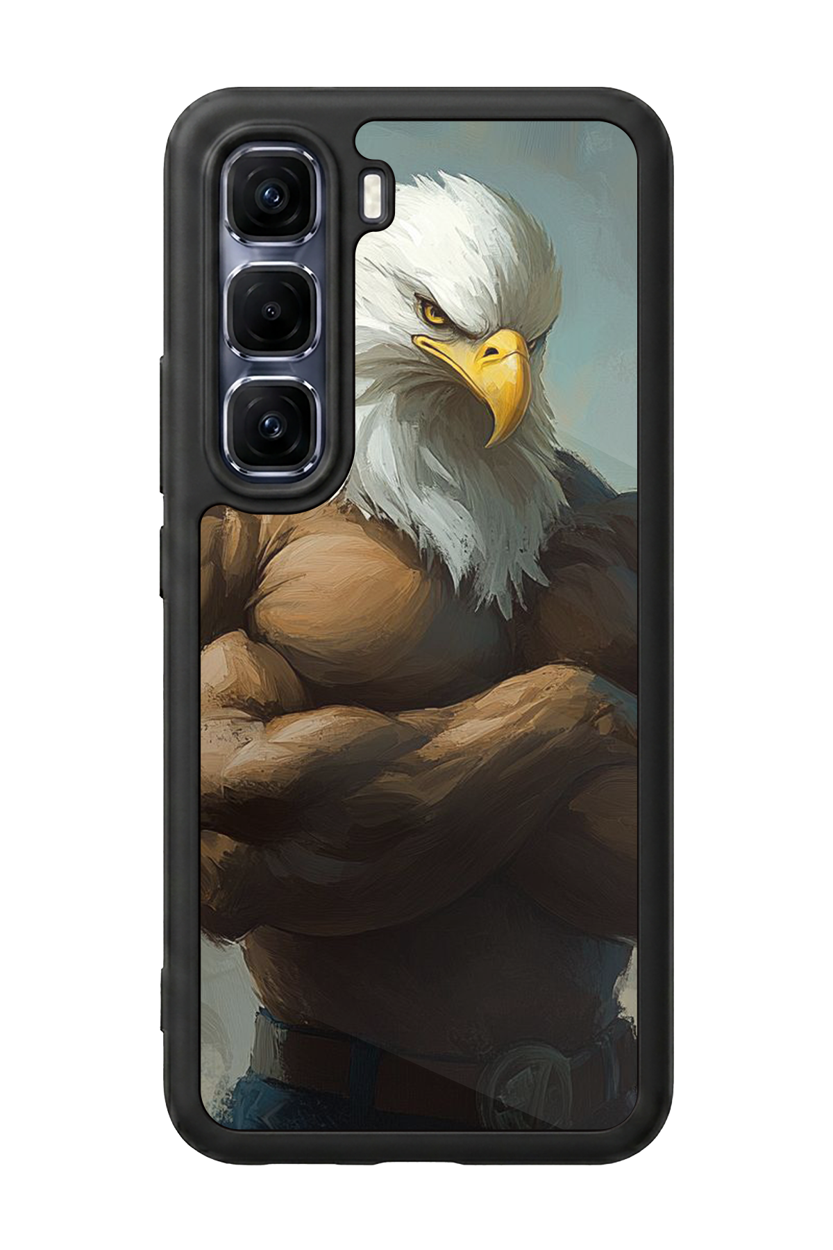 Infinix Hot 60 Pro Plus Uyumlu Besiktas Tasarımlı Glossy Premium Kılıf