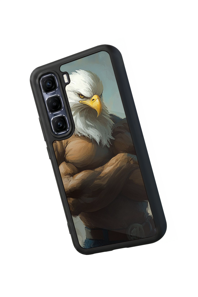 Infinix Hot 60 Pro Plus Uyumlu Besiktas Tasarımlı Glossy Premium Kılıf