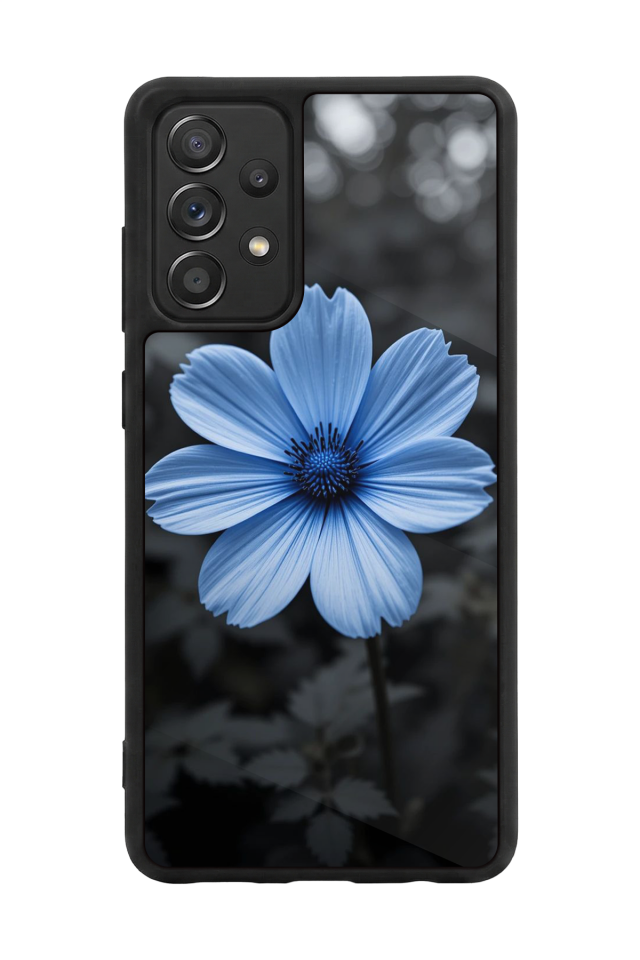 Samsung Galaxy A72 Uyumlu Cicek Tasarımlı Glossy Premium Kılıf