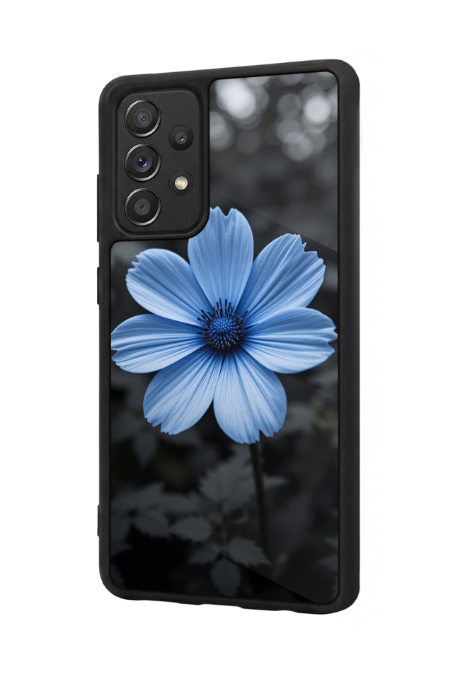Samsung Galaxy A72 Uyumlu Cicek Tasarımlı Glossy Premium Kılıf