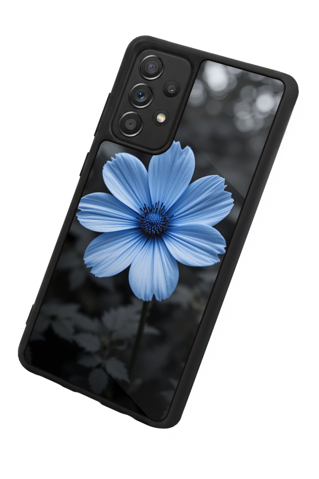 Samsung Galaxy A72 Uyumlu Cicek Tasarımlı Glossy Premium Kılıf