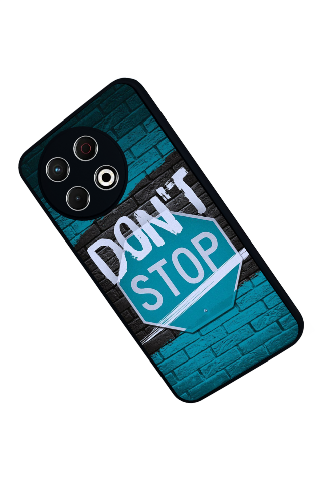 Tecno Spark 30 Pro Uyumlu Dont Stop Tasarımlı Glossy Premium Kılıf