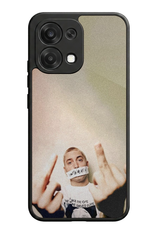 Oppo A6 Pro Uyumlu Eminem Tasarımlı Glossy Premium Kılıf
