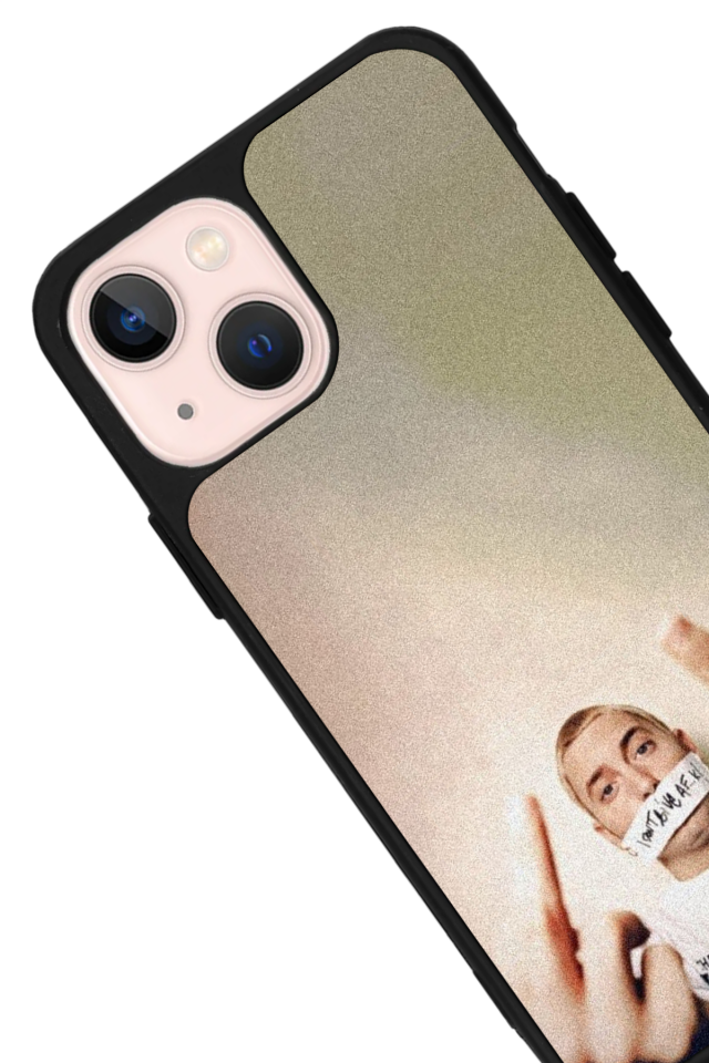 iPhone 13 Mini Uyumlu Eminem Tasarımlı Glossy Premium Kılıf