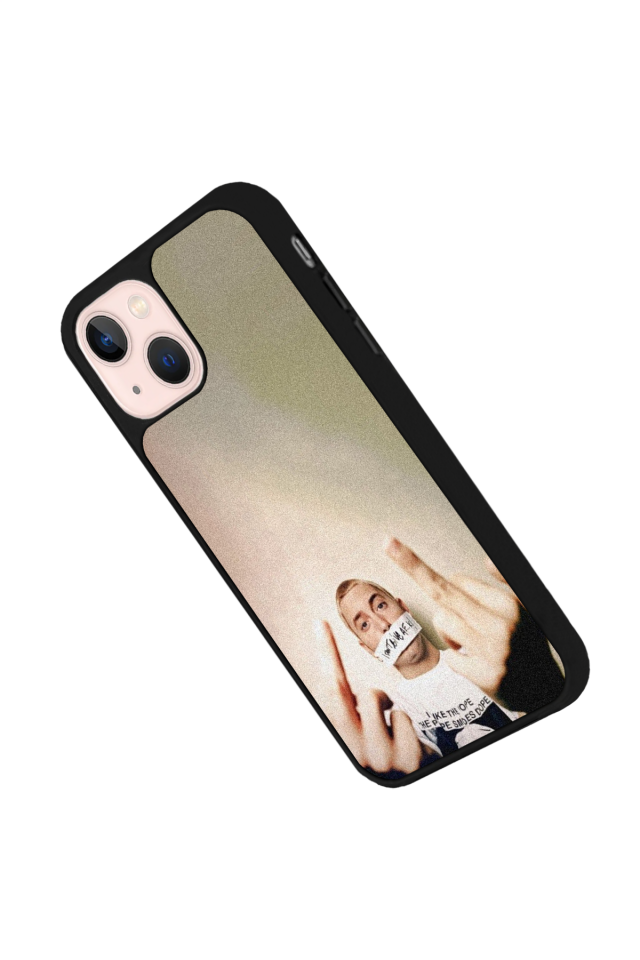 iPhone 13 Mini Uyumlu Eminem Tasarımlı Glossy Premium Kılıf