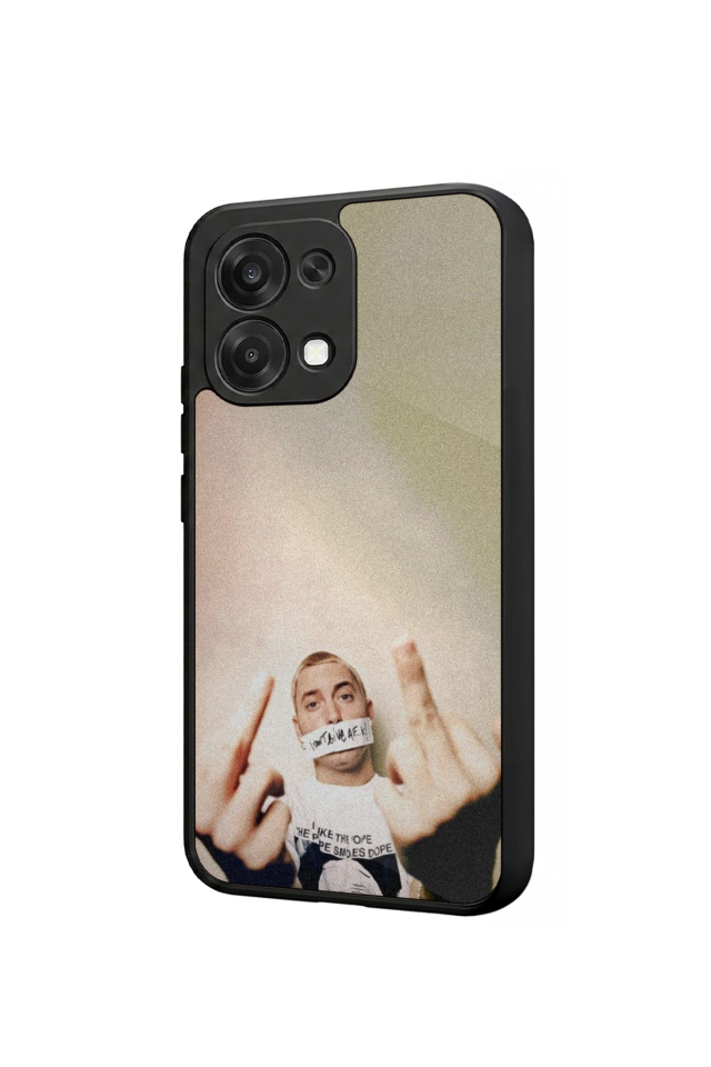 Oppo A6 Pro Uyumlu Eminem Tasarımlı Glossy Premium Kılıf