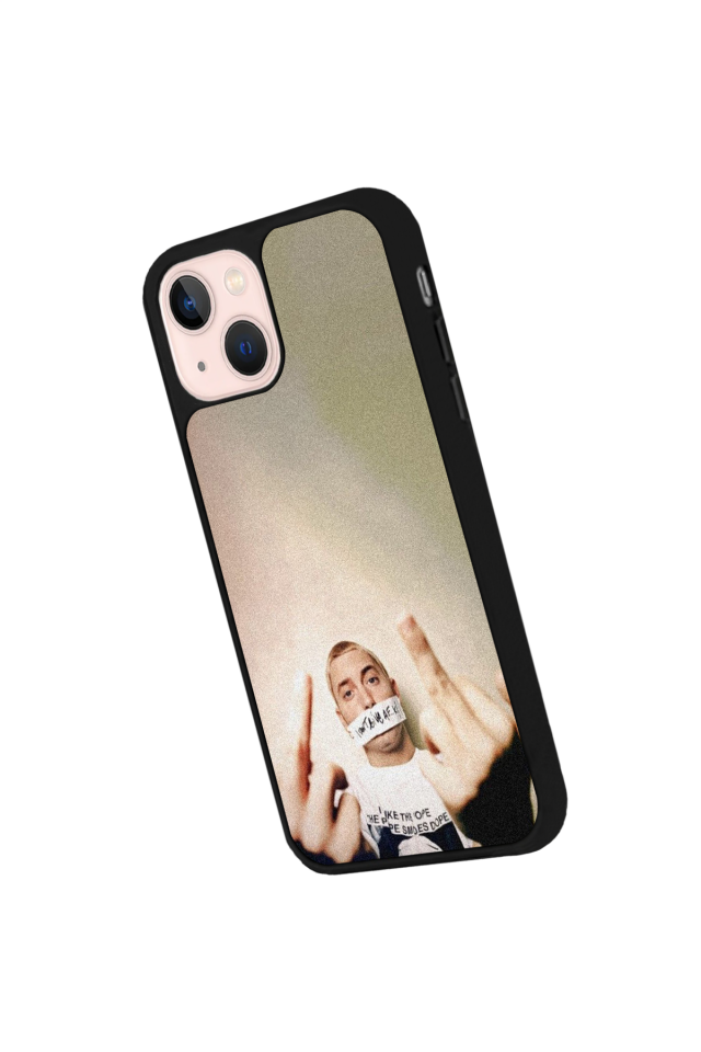 iPhone 13 Mini Uyumlu Eminem Tasarımlı Glossy Premium Kılıf