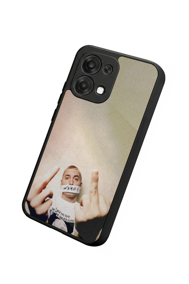 Oppo A6 Pro Uyumlu Eminem Tasarımlı Glossy Premium Kılıf