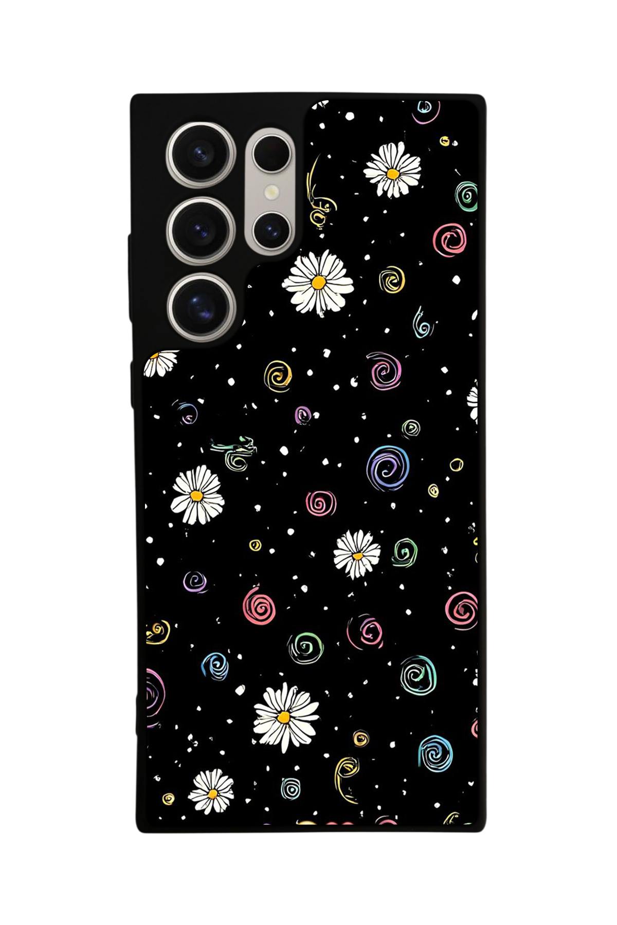 Samsung Galaxy S24 Ultra Uyumlu Floral Tasarımlı Glossy Premium Kılıf