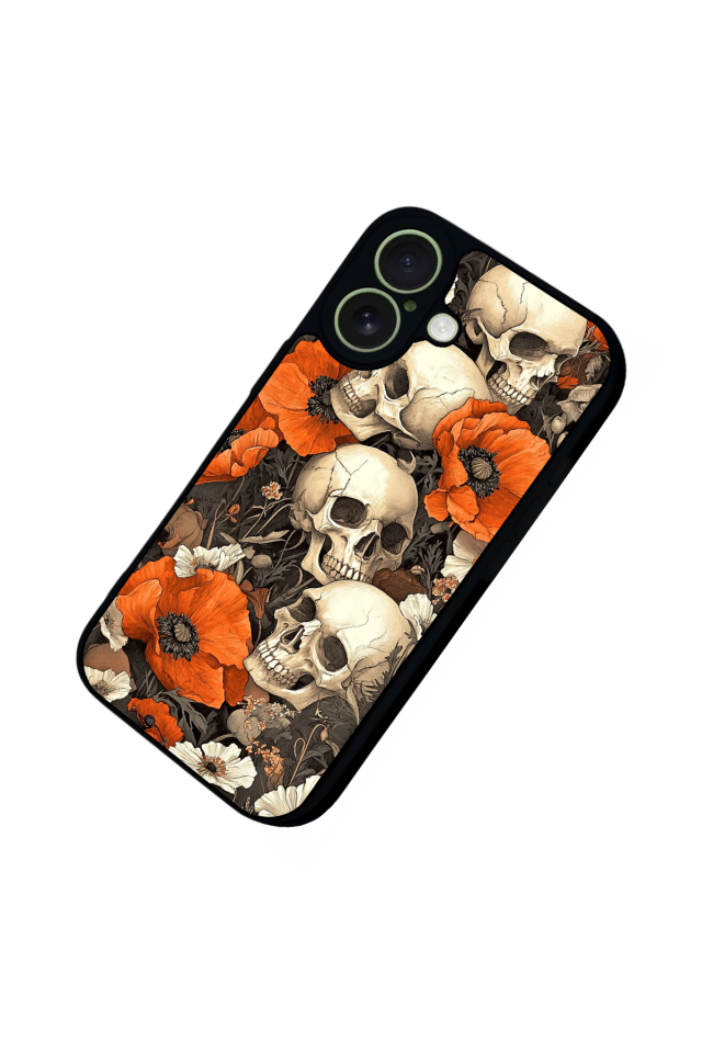 iPhone 17 Uyumlu KuruKafa Tasarımlı Glossy Premium Kılıf