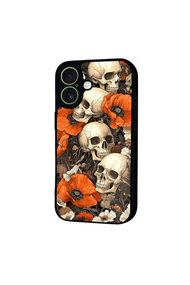 iPhone 17 Uyumlu KuruKafa Tasarımlı Glossy Premium Kılıf