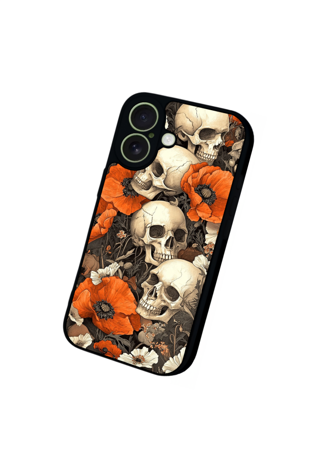 iPhone 17 Uyumlu KuruKafa Tasarımlı Glossy Premium Kılıf