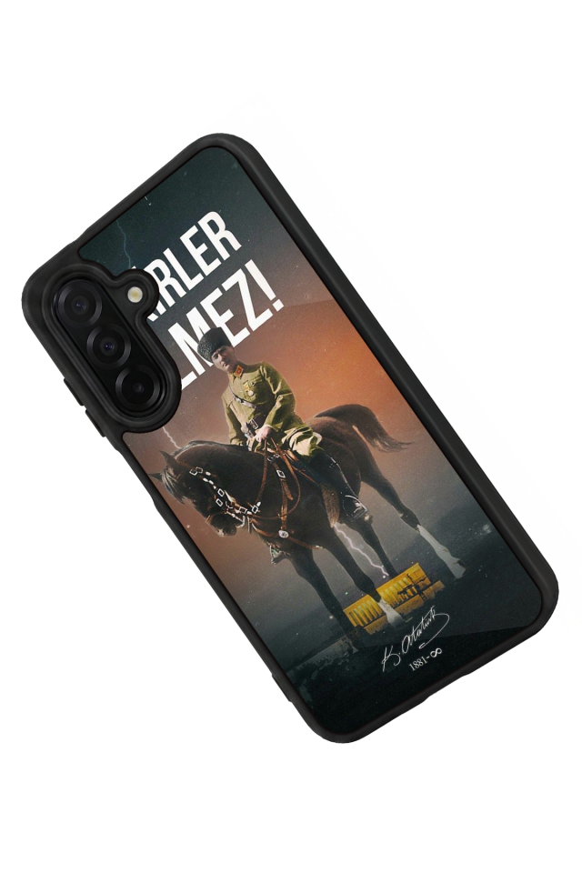 Samsung Galaxy A56 Uyumlu Mustafa Kemal Ataturk Tasarımlı Glossy Premium Kılıf
