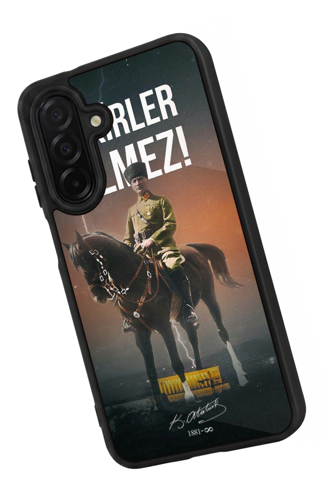 Samsung Galaxy A56 Uyumlu Mustafa Kemal Ataturk Tasarımlı Glossy Premium Kılıf