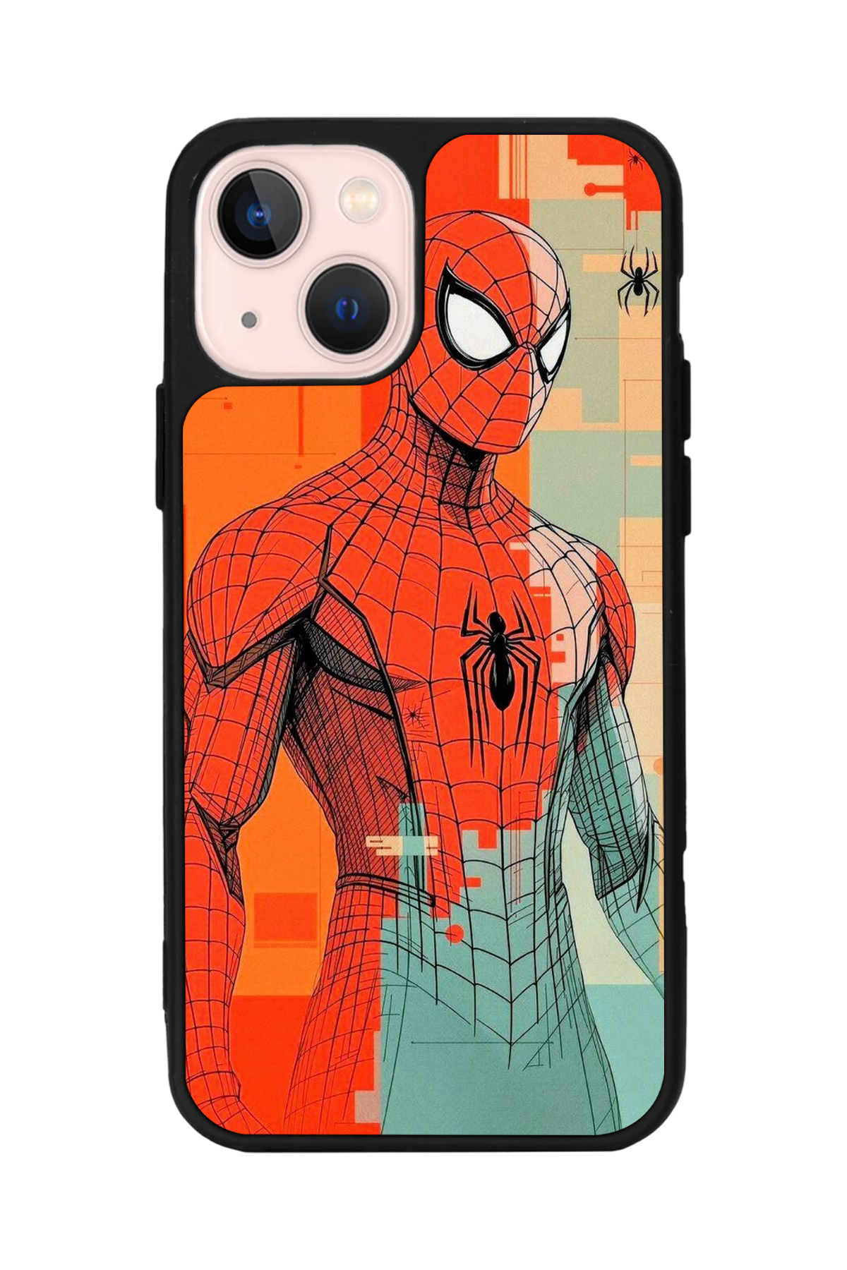 iPhone 15 Uyumlu Spider Man ( Örümcek Adam ) Tasarımlı Glossy Premium Kılıf