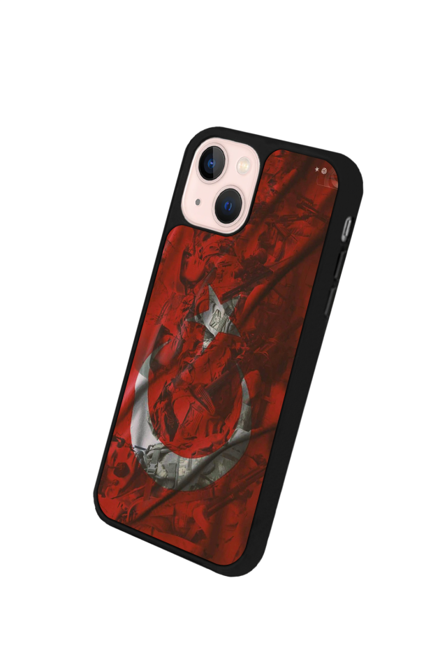 iPhone 15 Plus Uyumlu Türk Bayragi Tasarımlı Glossy Premium Kılıf