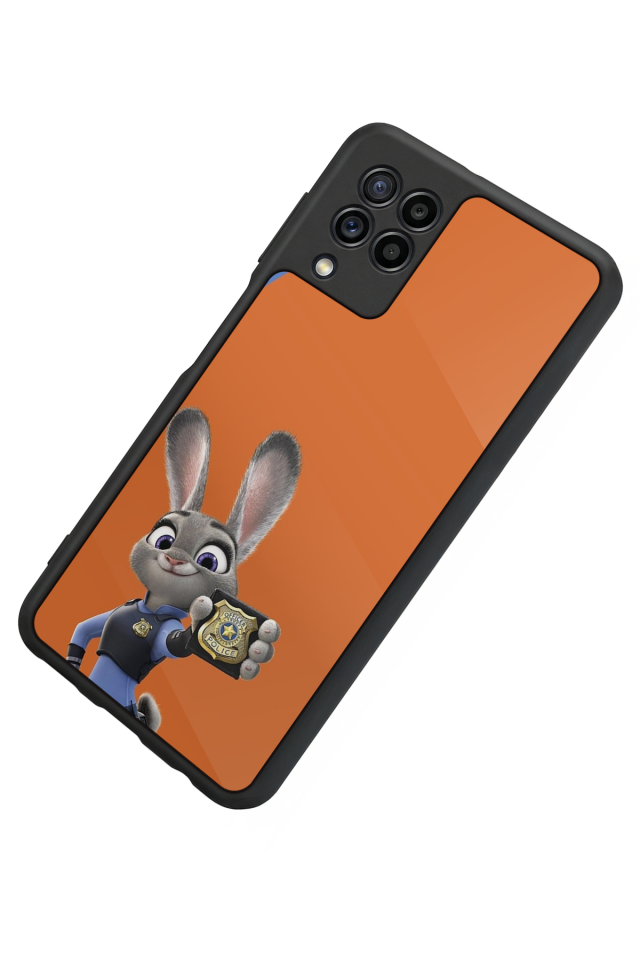 Samsung Galaxy M32 Uyumlu Zootropolis Tasarımlı Glossy Premium Kılıf