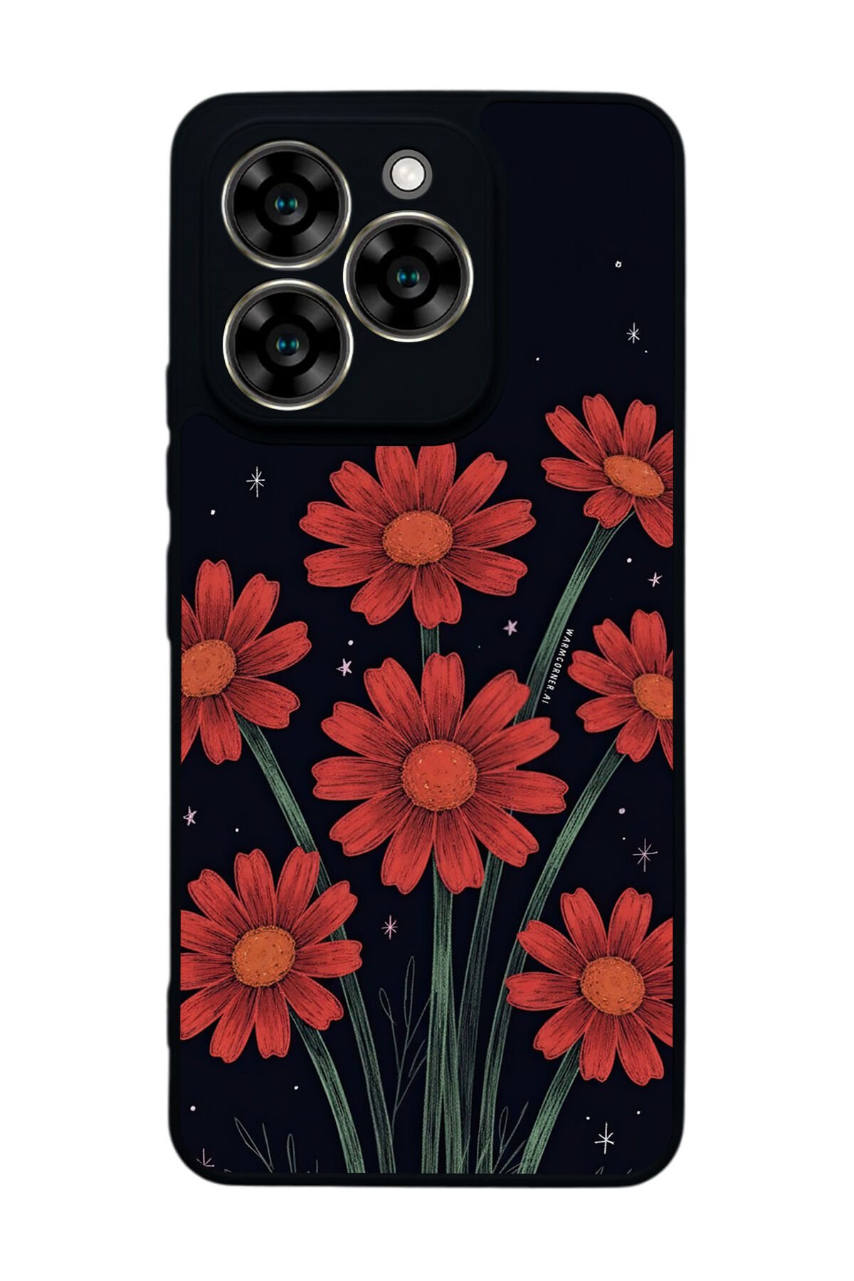 Reeder S919 Uyumlu Floral Tasarımlı Glossy Premium Kılıf