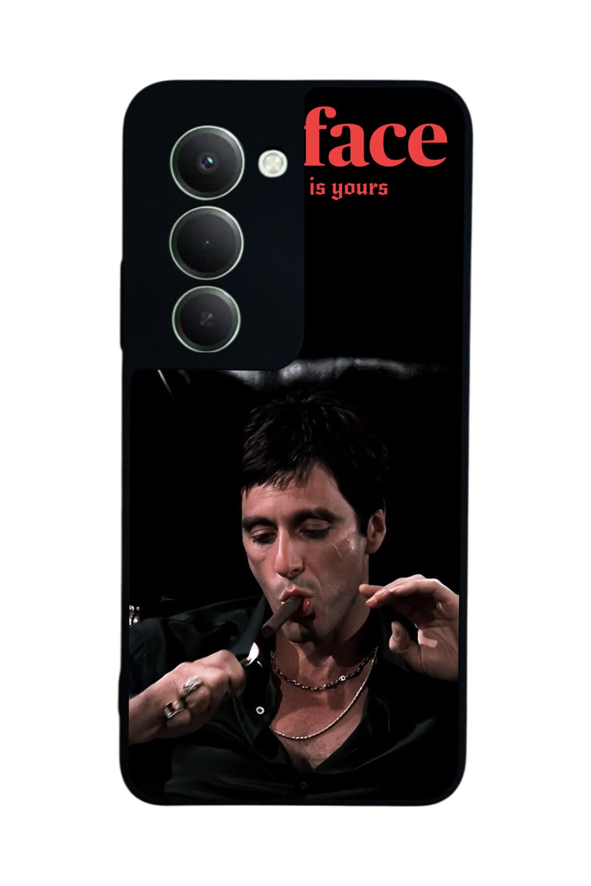 Xiaomi Redmi 15 5G Uyumlu Scarface Tasarımlı Glossy Premium Kılıf