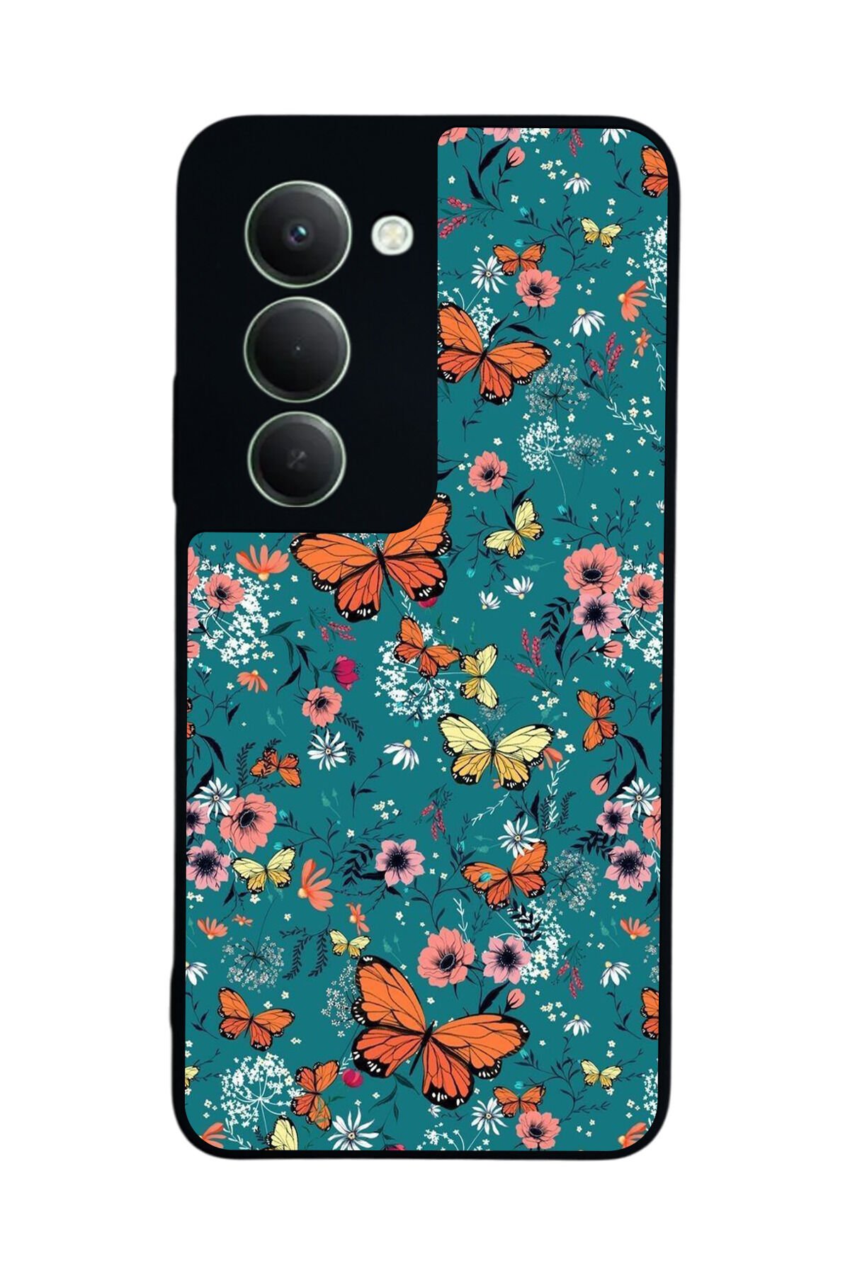 Xiaomi Redmi 15 5G Uyumlu Kelebek Tasarımlı Glossy Premium Kılıf