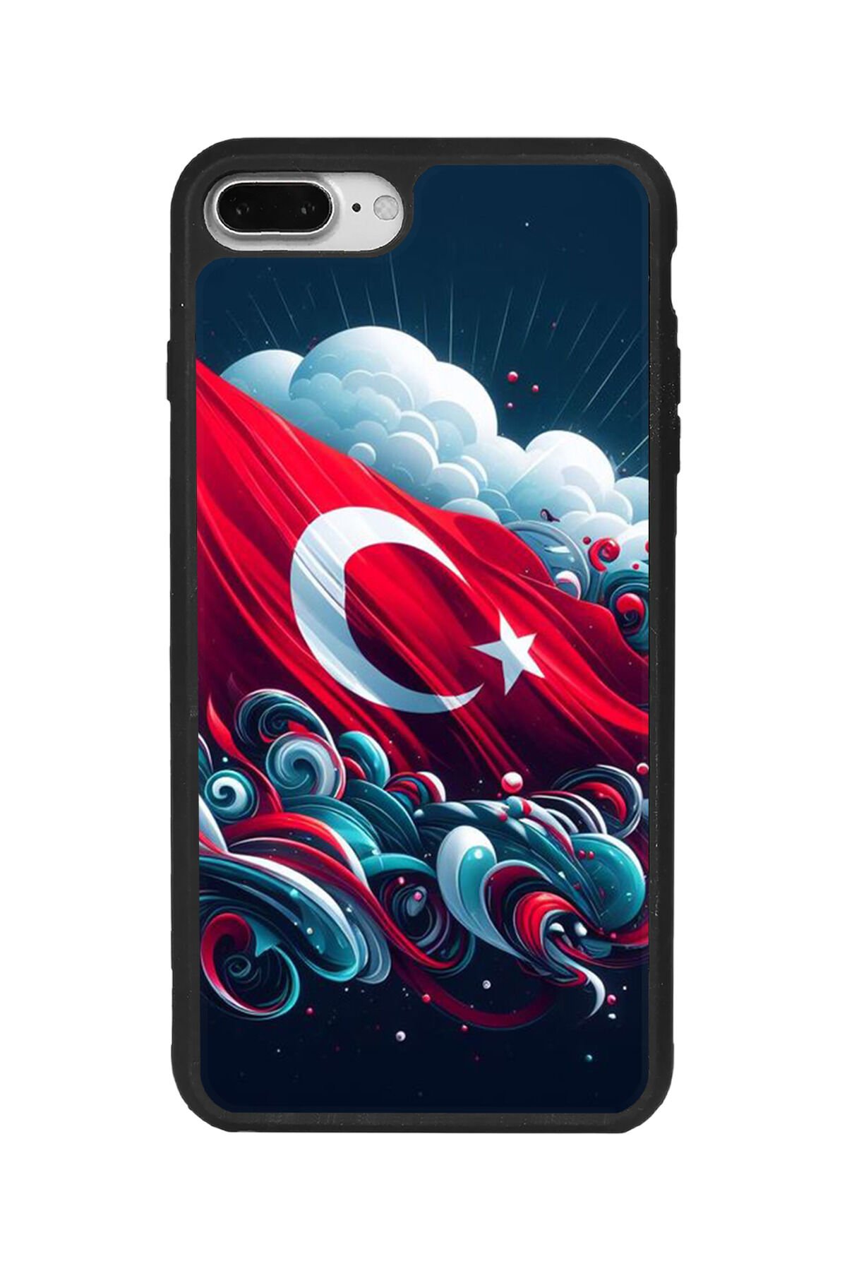 Apple iPhone 7 Plus Siyah Silikon Kılıf Çiziklere ve Darbelere Karşı Koruma