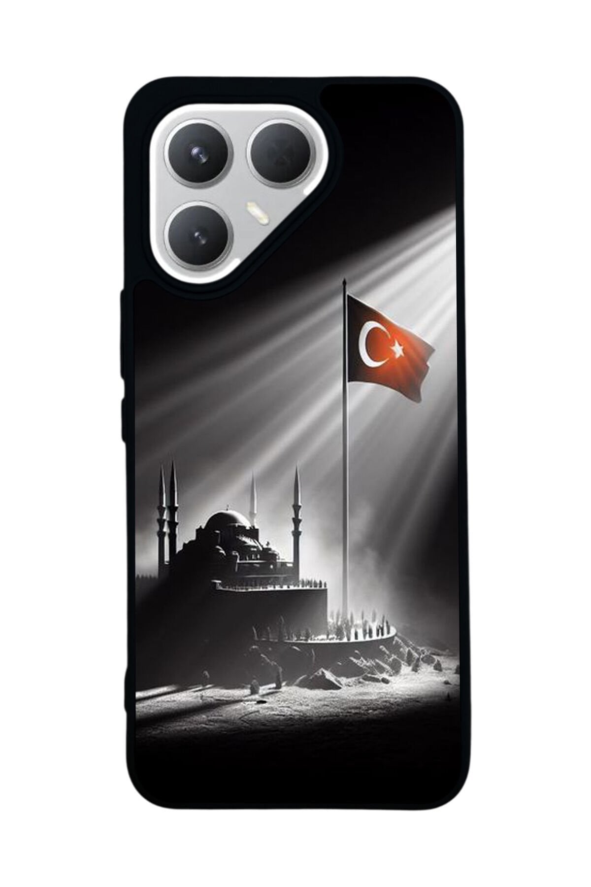 Tecno Pova 7 Pro Mat Uyumlu Siyah Kılıf – Yumuşak Silikon, Koruyucu, Şok Emici Kapak